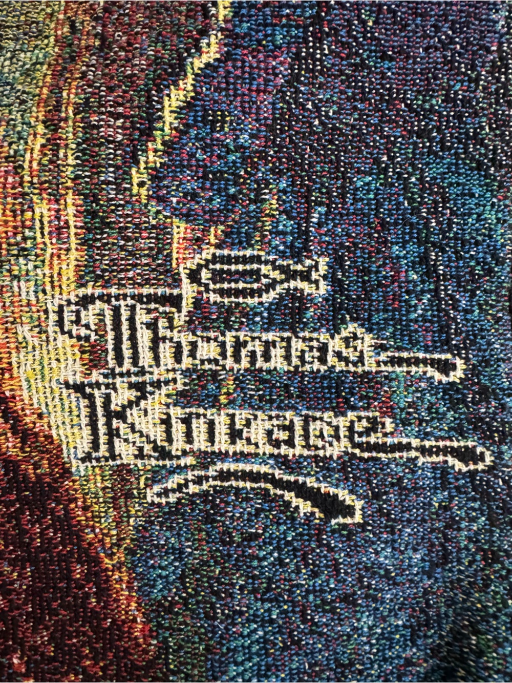 Thomas Kinkade Two-Sided Woven Bedscarf or Wall Art